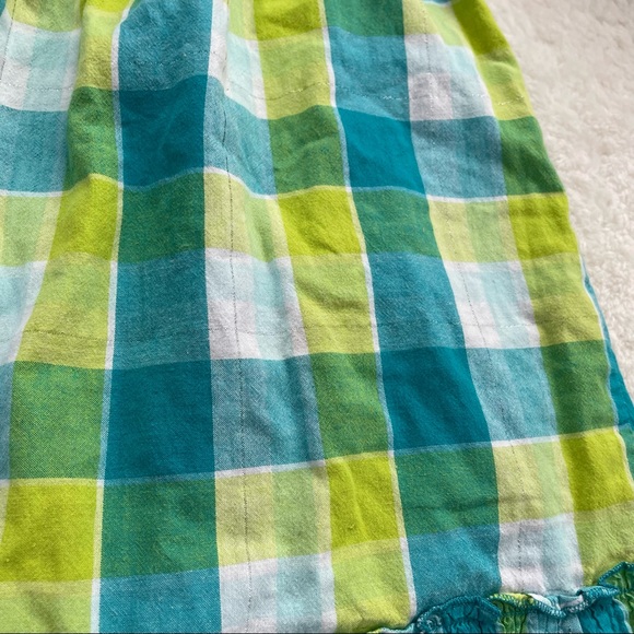 ⭐️2/15⭐️ 4T Green Gingham Girls Dress - Picture 5 of 5